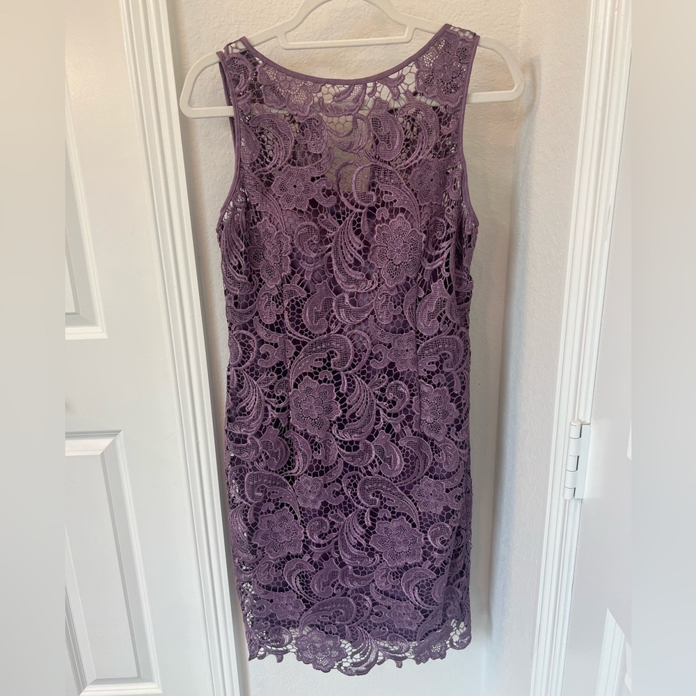 Purple Adrianna Papell Dress